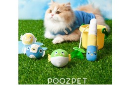 POOZPET 猫玩具 - 河中小豚子