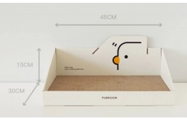 PURROOM 猫抓板系列 - 靠背斜口盒